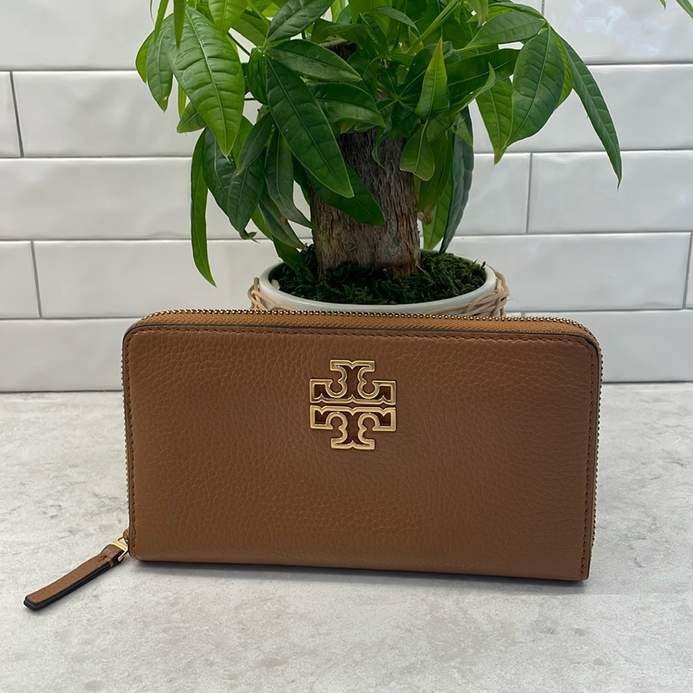 COPY - Tory Burch Zip Continental Bark